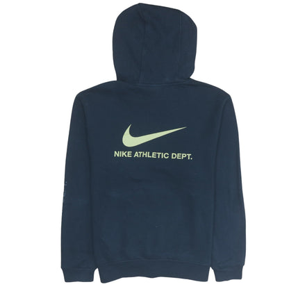 Nike Men's Black Small Pullover Hoodie with Logo Print