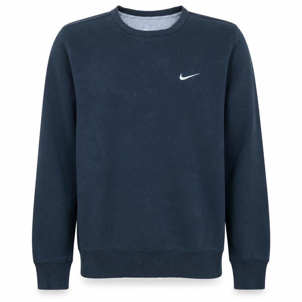 Nike Men's Blue Crew Neck Pullover Sweatshirt L Regular Fit