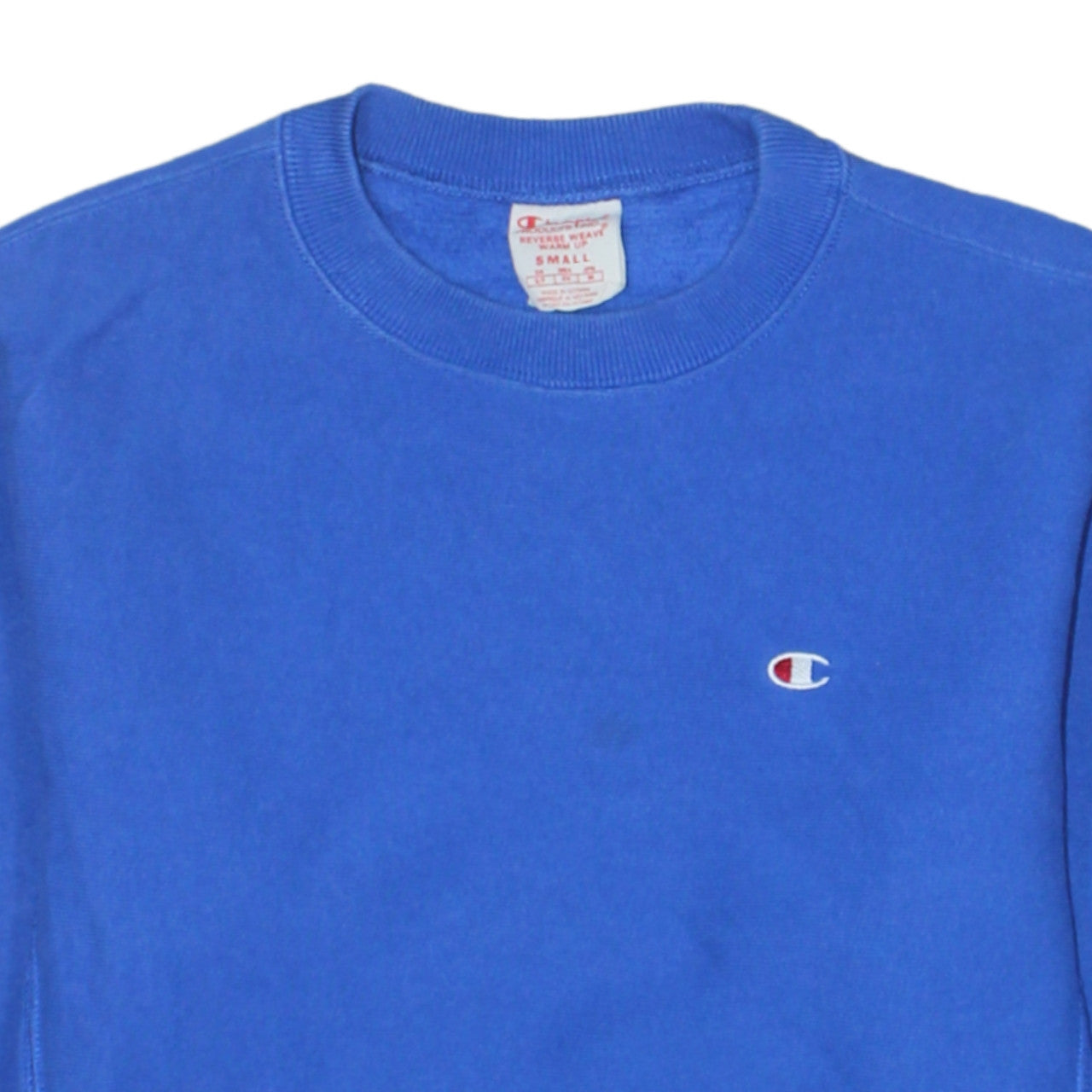 Mens UK Size S Champion Blue Pullover Sweatshirt