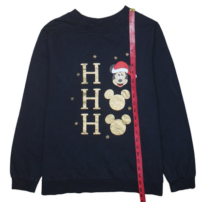 Womens UK Size 16 Disney Blue Pullover Sweatshirt