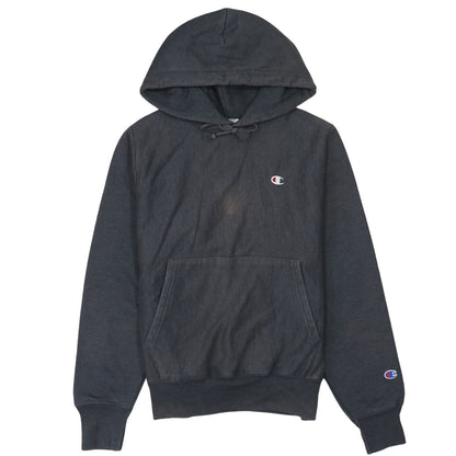 Mens UK Size S Champion Black Pullover Hoodie