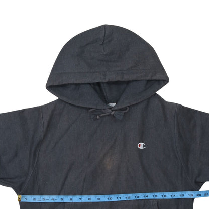 Mens UK Size S Champion Black Pullover Hoodie