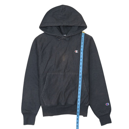 Mens UK Size S Champion Black Pullover Hoodie
