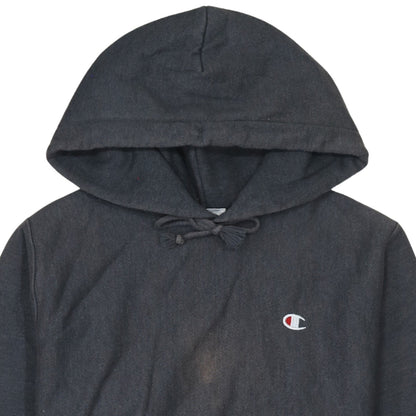 Mens UK Size S Champion Black Pullover Hoodie
