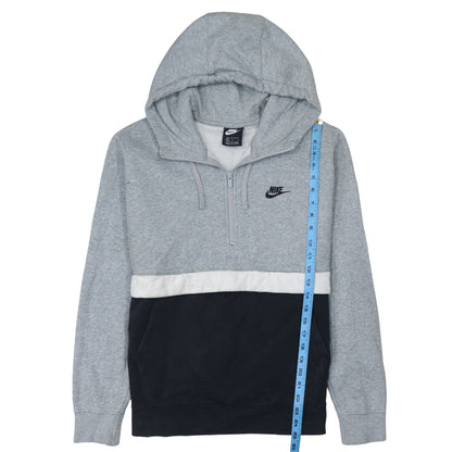 Mens UK Size M Nike Grey Pullover Hoodie