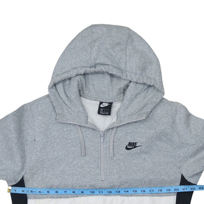 Mens UK Size M Nike Grey Pullover Hoodie