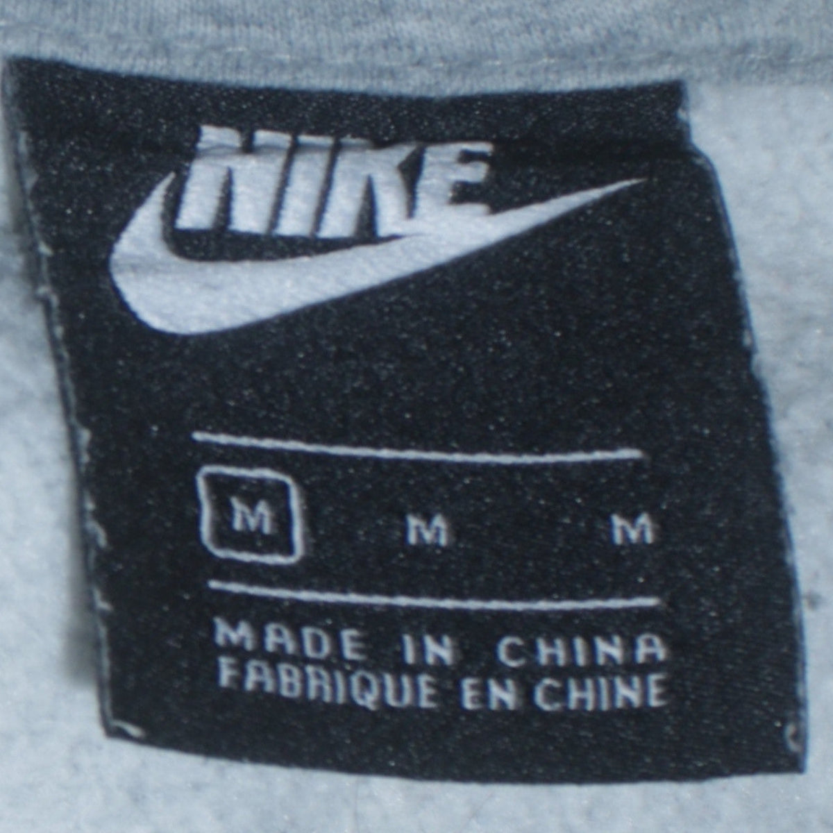 Mens UK Size M Nike Grey Pullover Hoodie