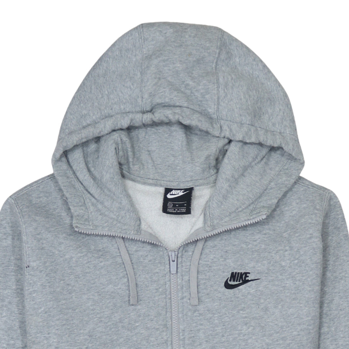 Mens UK Size M Nike Grey Pullover Hoodie