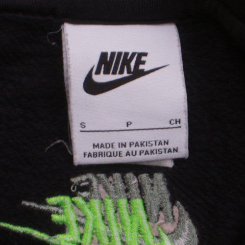 Mens UK Size S Nike Black Pullover Sweatshirt