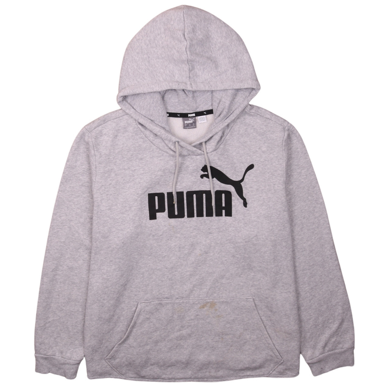 Womens UK Size XL PUMA Grey Pullover Hoodie