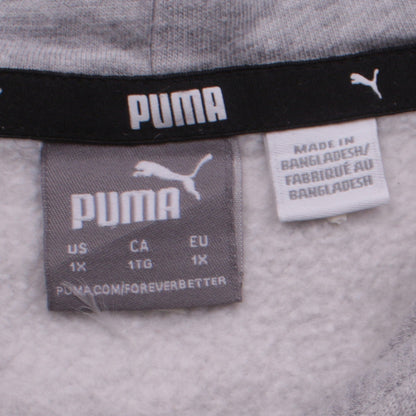 Womens UK Size XL PUMA Grey Pullover Hoodie