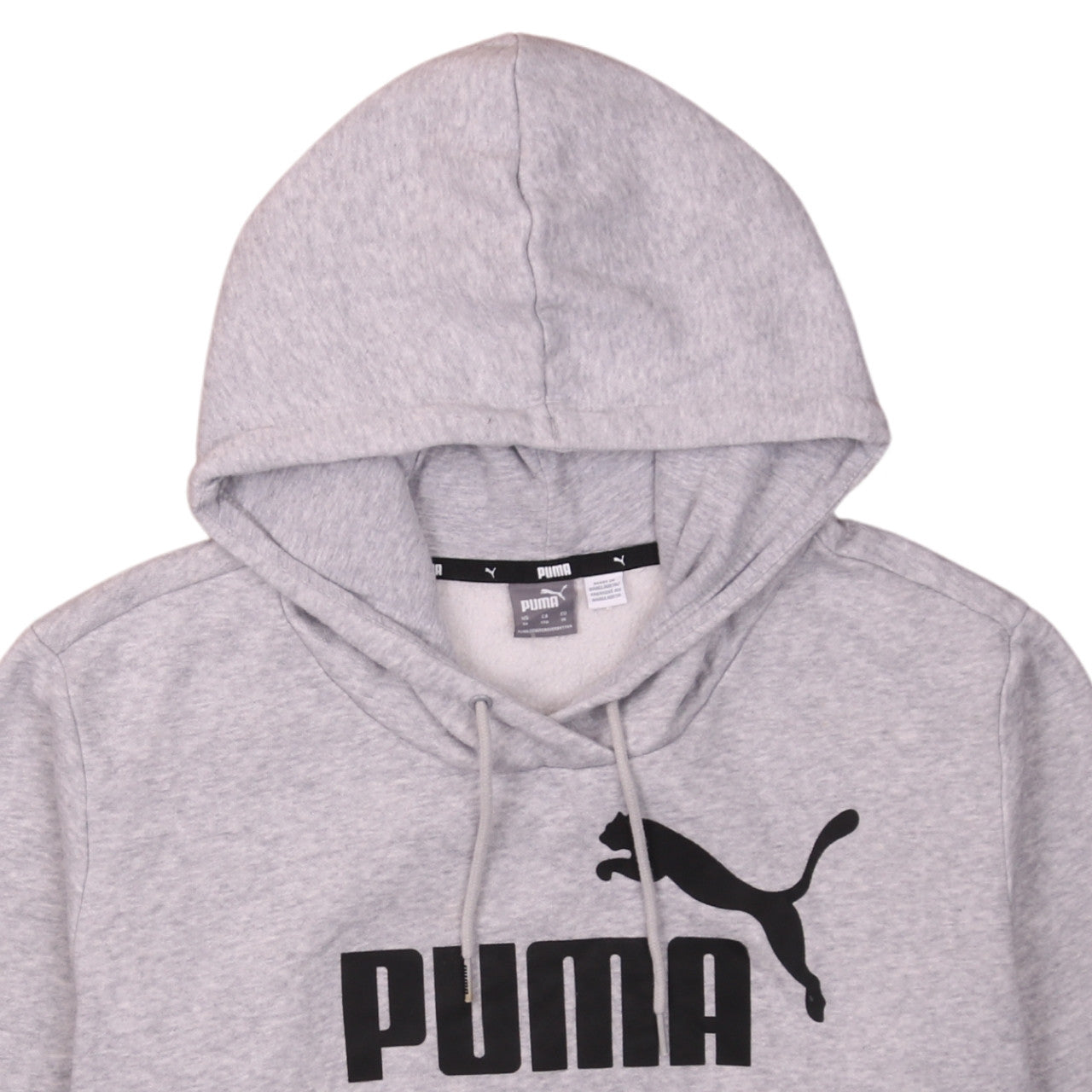 Womens UK Size XL PUMA Grey Pullover Hoodie