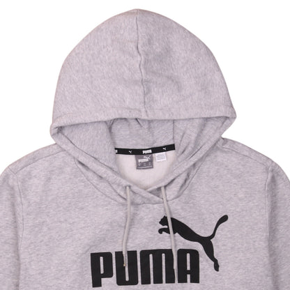 Womens UK Size XL PUMA Grey Pullover Hoodie
