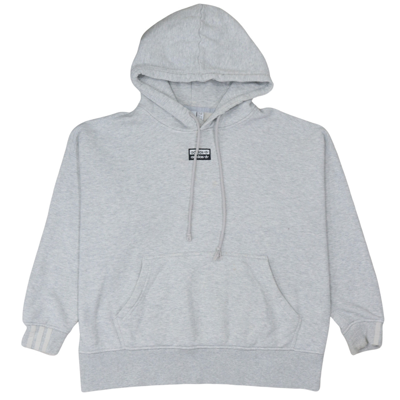 Womens UK Size 16 adidas Grey Pullover Hoodie