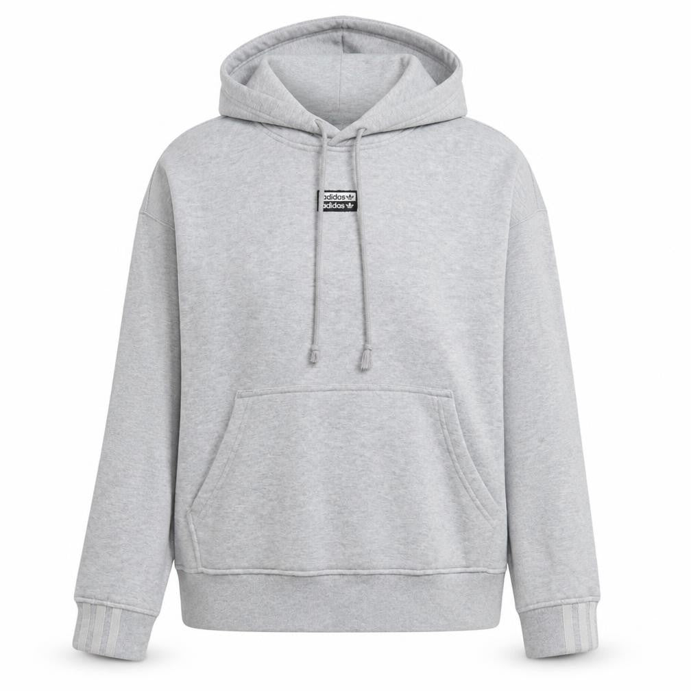 Womens UK Size 16 adidas Grey Pullover Hoodie