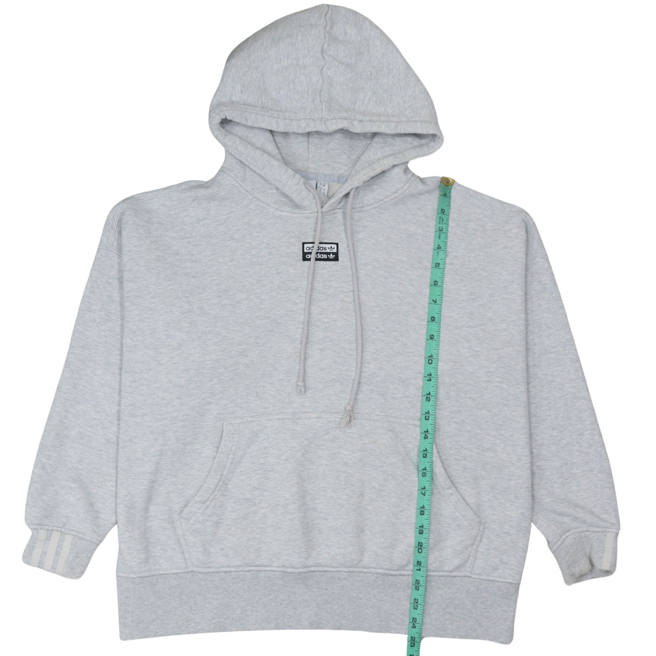 Womens UK Size 16 adidas Grey Pullover Hoodie