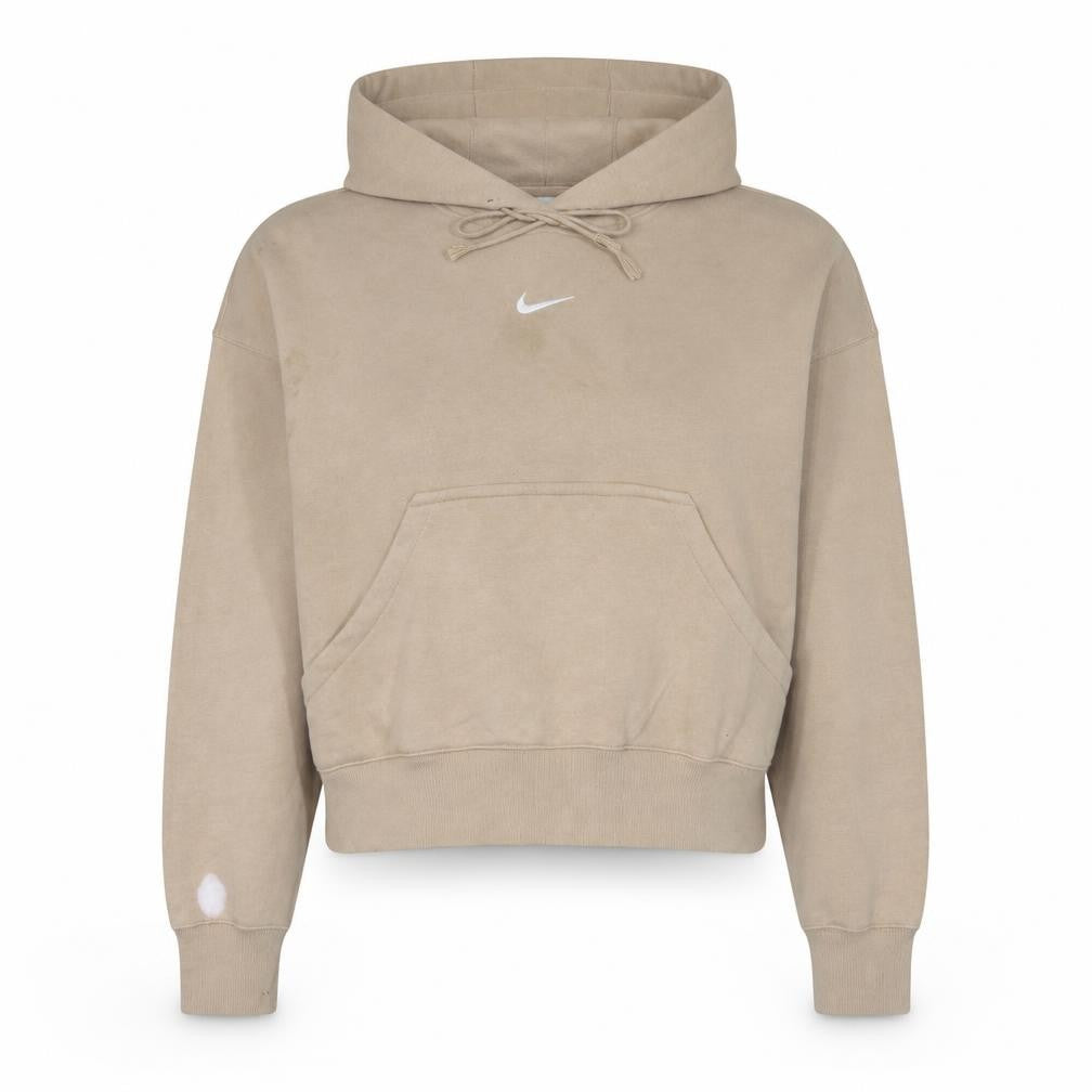 Womens UK Size S Nike Beige Pullover Hoodie
