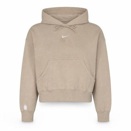 Womens UK Size S Nike Beige Pullover Hoodie