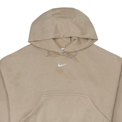 Womens UK Size S Nike Beige Pullover Hoodie