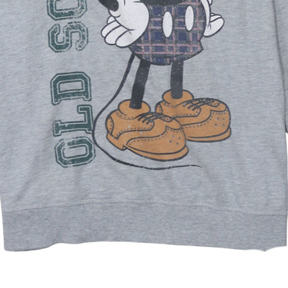 Womens UK Size M Disney Grey Pullover Hoodie