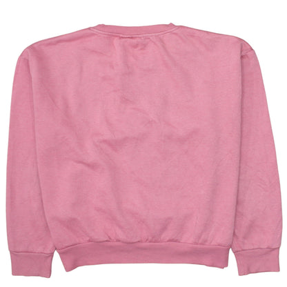 Womens UK Size L Disney Pink Pullover Sweatshirt