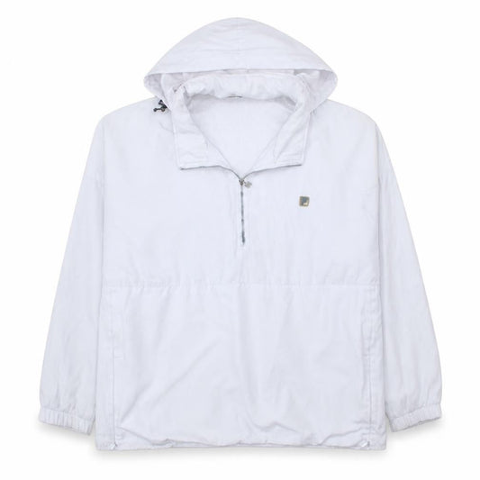 Womens UK Size 14 FILA White Anorak Coat