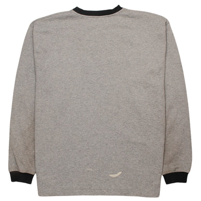 Mens UK Size 2XL FILA Grey Pullover Sweatshirt