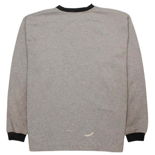 Mens UK Size 2XL FILA Grey Pullover Sweatshirt
