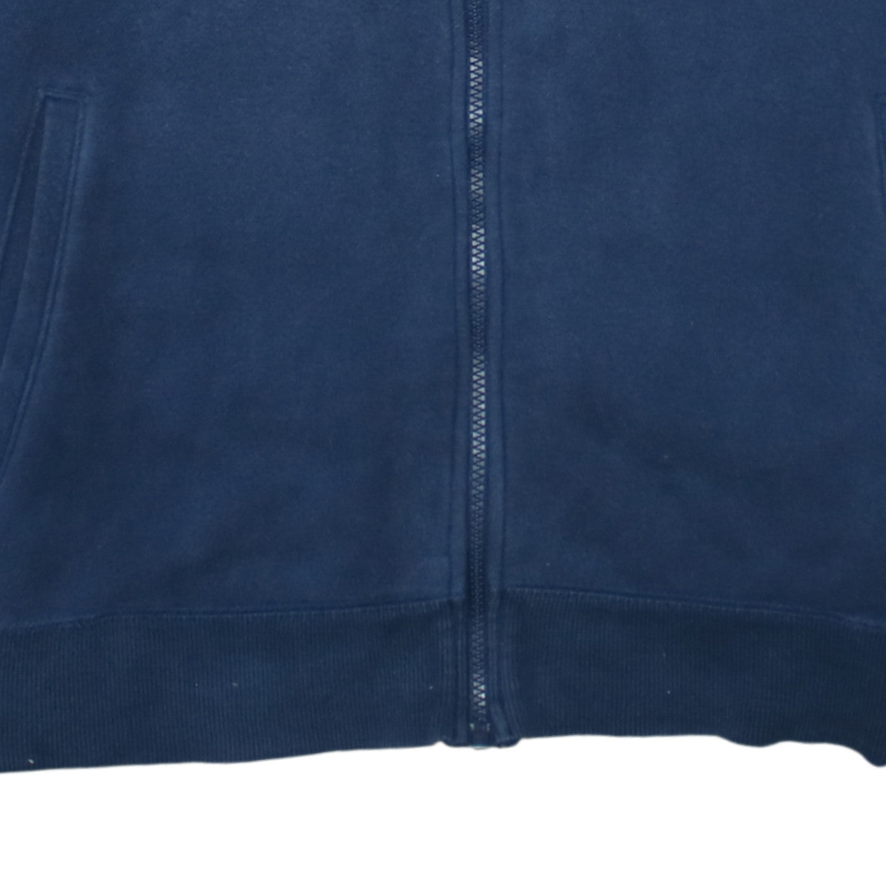 Mens UK Size M adidas Blue Full Zip Hoodie