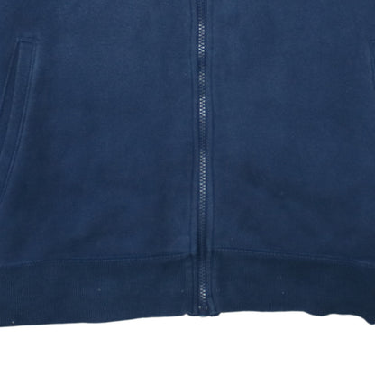 Mens UK Size M adidas Blue Full Zip Hoodie