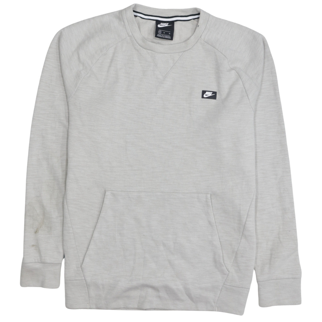 Mens UK Size M Nike Grey Pullover Sweatshirt