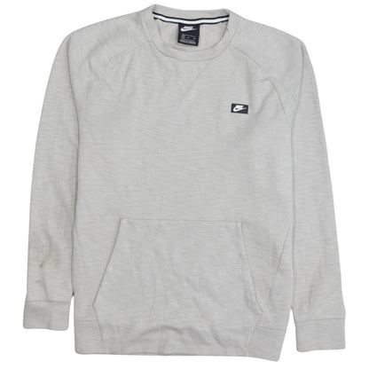 Mens UK Size M Nike Grey Pullover Sweatshirt