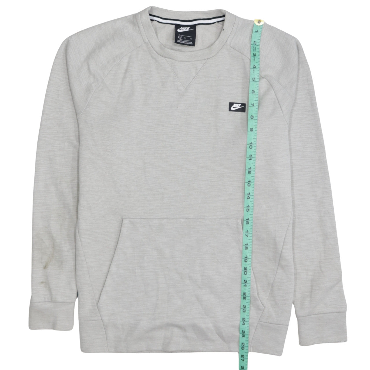 Mens UK Size M Nike Grey Pullover Sweatshirt