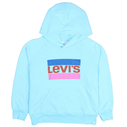 Womens UK Size XS Levi's Blue Pullover Hoodie