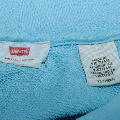 Womens UK Size XS Levi's Blue Pullover Hoodie