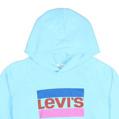 Womens UK Size XS Levi's Blue Pullover Hoodie