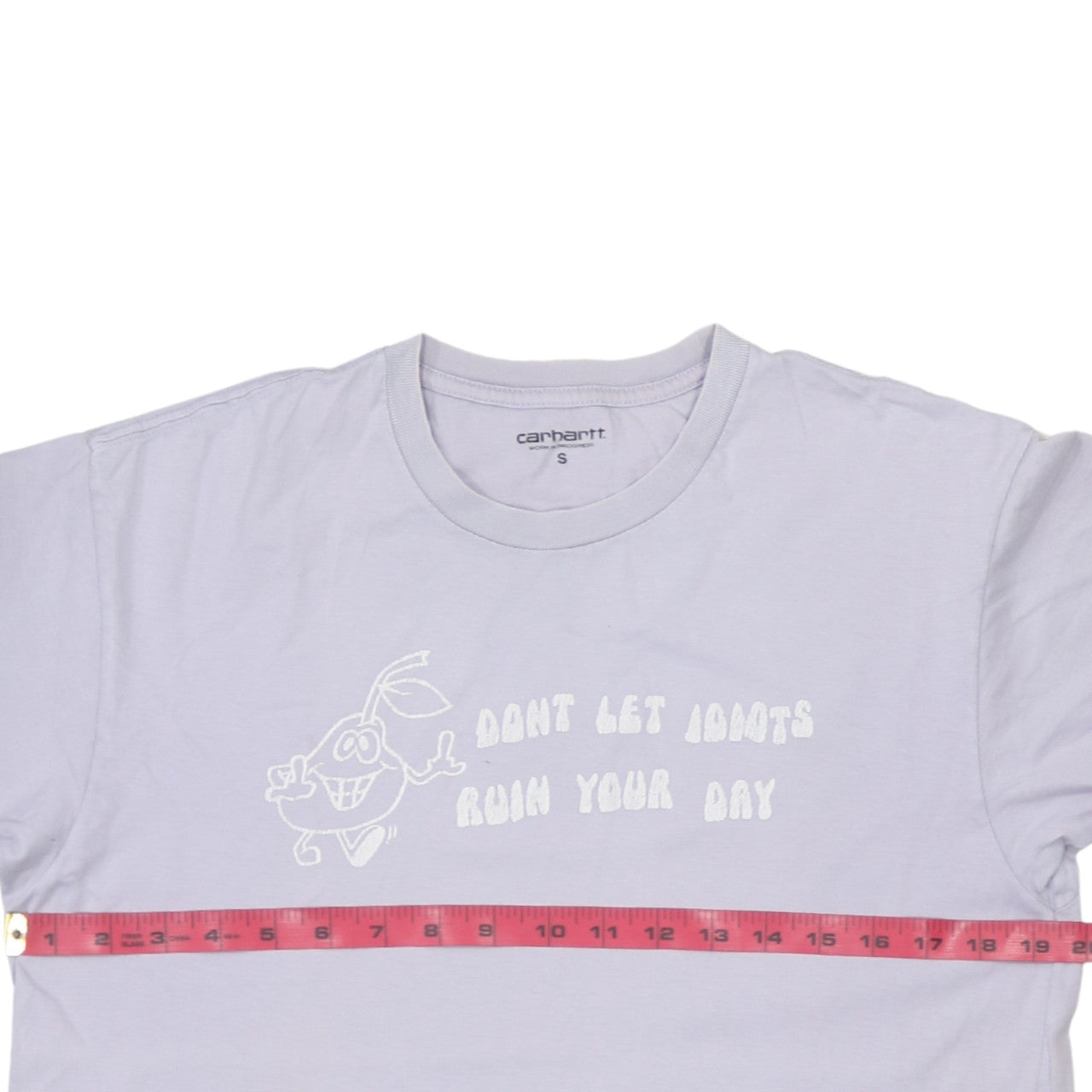 Mens UK Size S Carhartt White  T-Shirt