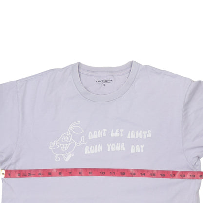 Mens UK Size S Carhartt White  T-Shirt