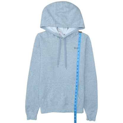 Mens UK Size S Under armour Grey Pullover Hoodie