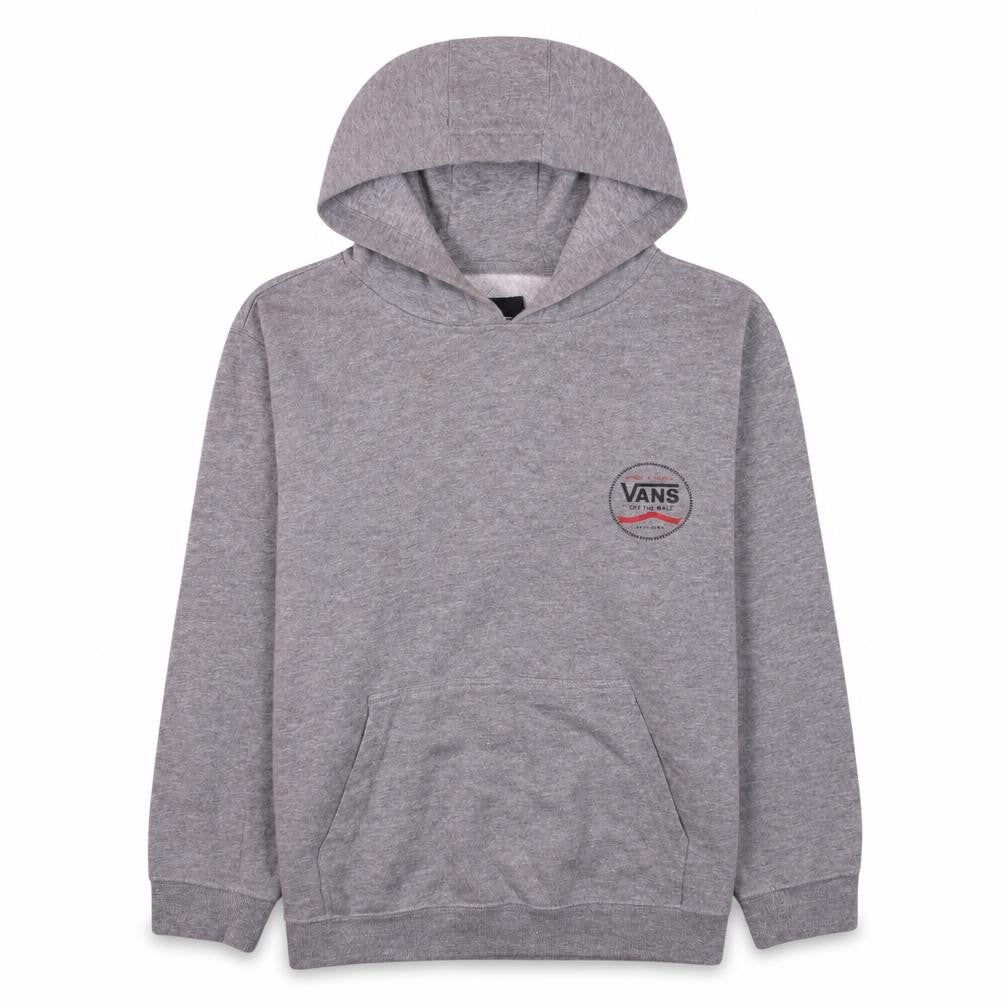 Womens UK Size L VANS Grey Pullover Hoodie