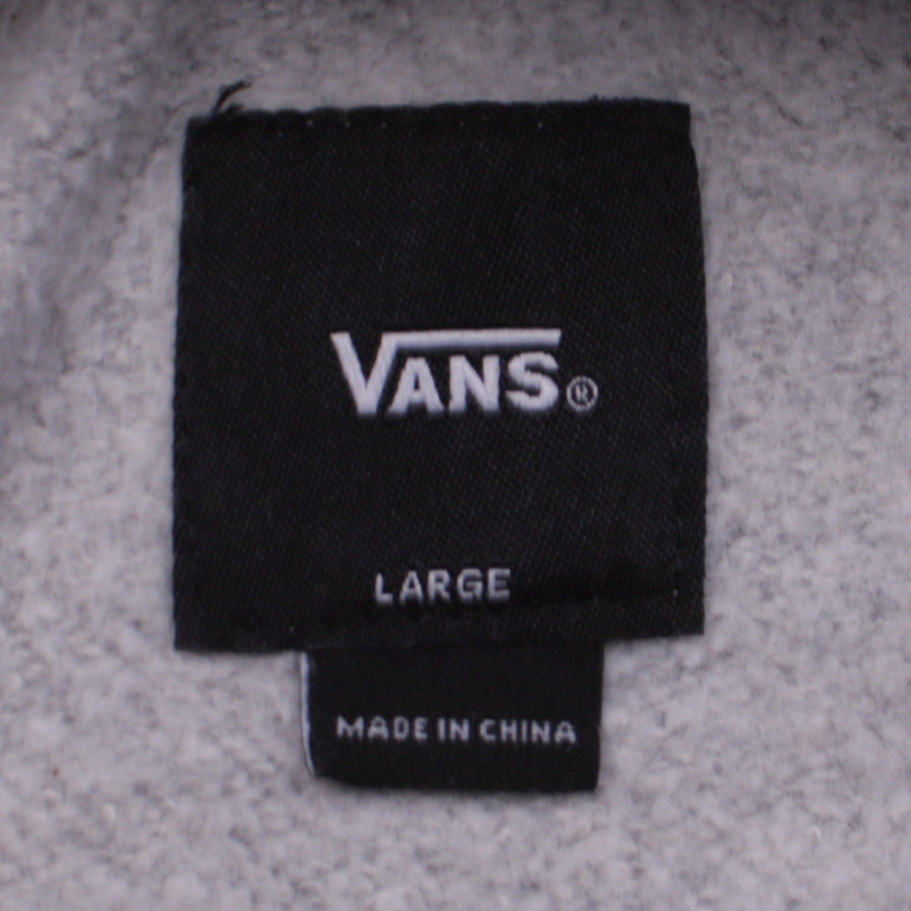 Womens UK Size L VANS Grey Pullover Hoodie