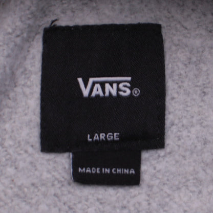 Womens UK Size L VANS Grey Pullover Hoodie