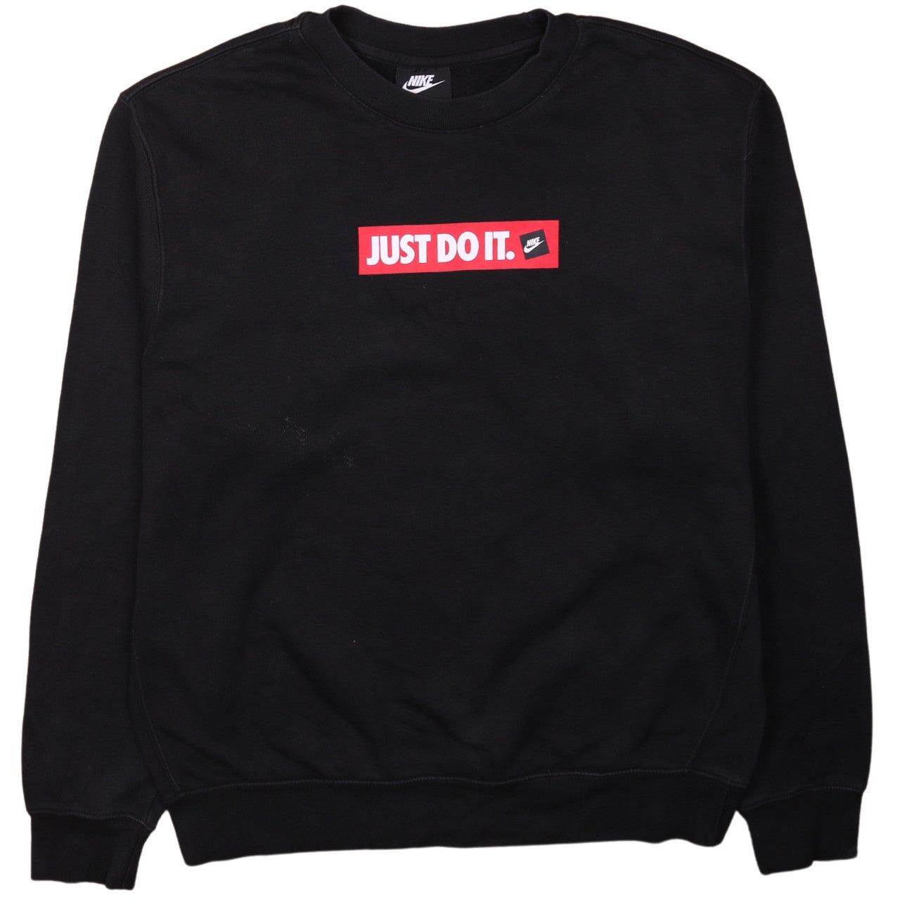 Mens UK Size M Nike Black Pullover Sweatshirt