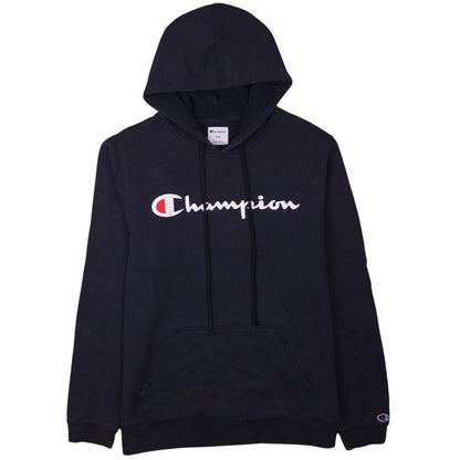 Mens UK Size M Champion Blue Pullover Hoodie