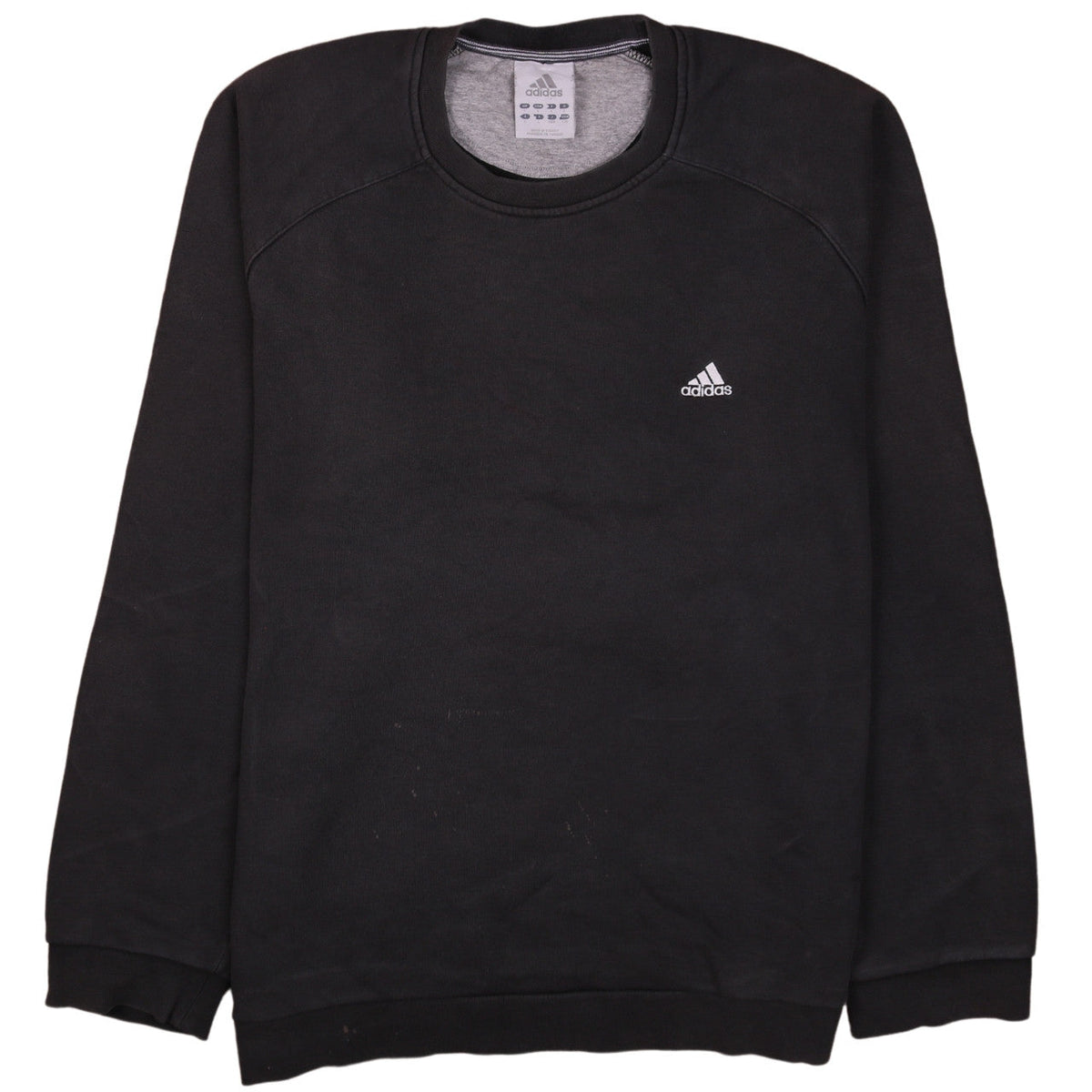 Mens UK Size L adidas Black Pullover Sweatshirt