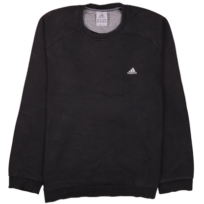 Mens UK Size L adidas Black Pullover Sweatshirt