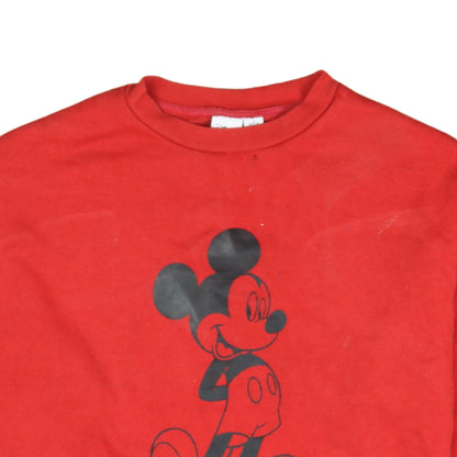 Womens UK Size S Disney Red Pullover Sweatshirt