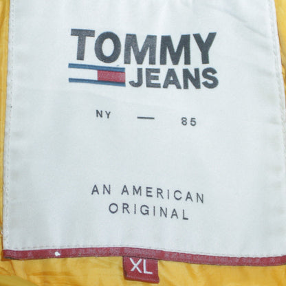 Mens UK Size XL Tommy Jeans Yellow Puffer Jacket