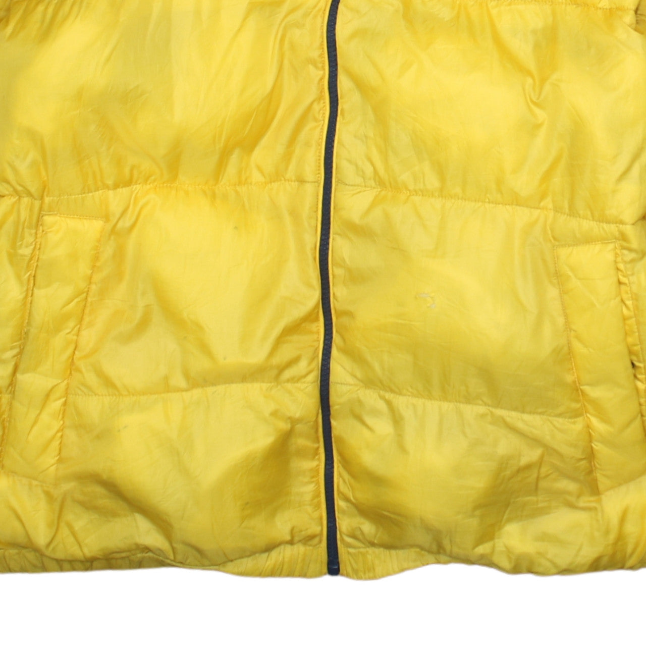 Mens UK Size XL Tommy Jeans Yellow Puffer Jacket