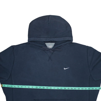 Mens UK Size 2XL Nike Blue Pullover Hoodie